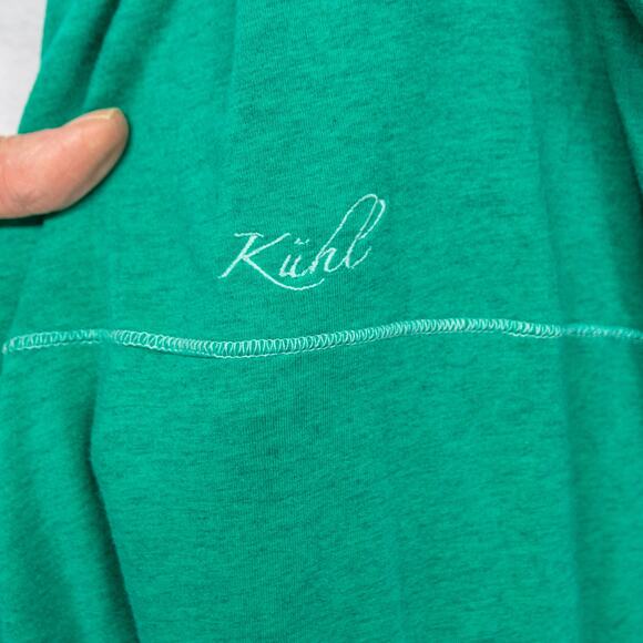 Women's Small KUHL Green Reversible Cotton Blend Sleeveless Dress - Picture 3 of 8